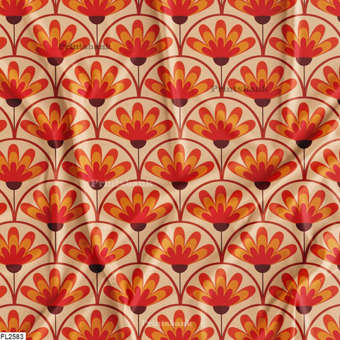 Floral Wholesale Digital Printed Fabric for Dress & Cloth
