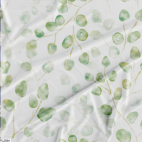 Floral Wholesale Digital Printed Fabric for Dress & Cloth