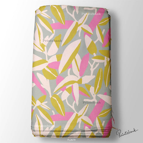 Floral Wholesale Digital Printed Fabric for Dress & Cloth