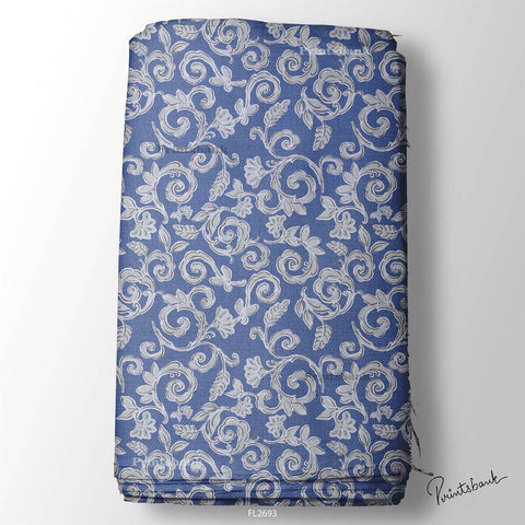 Floral Wholesale Digital Printed Fabric for Dress & Cloth