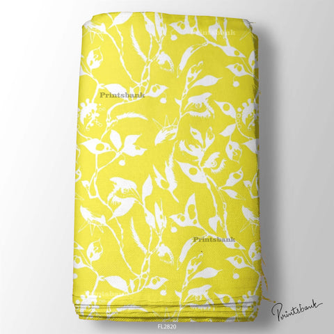 Floral Wholesale Digital Printed Fabric for Dress & Cloth