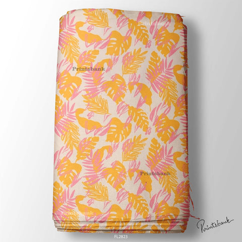 Floral Wholesale Digital Printed Fabric for Dress & Cloth