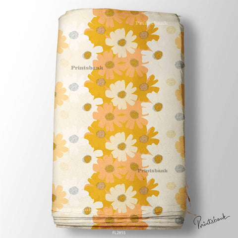 Floral Wholesale Digital Printed Fabric for Dress & Cloth