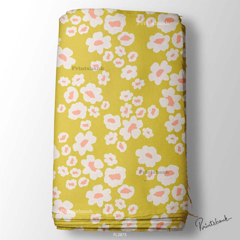 Floral Wholesale Digital Printed Fabric for Dress & Cloth