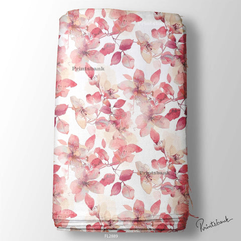 Floral Wholesale Digital Printed Fabric for Dress & Cloth