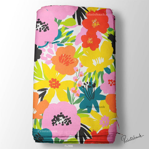 Floral Digital Printed Fabric Manufacture in Surat
