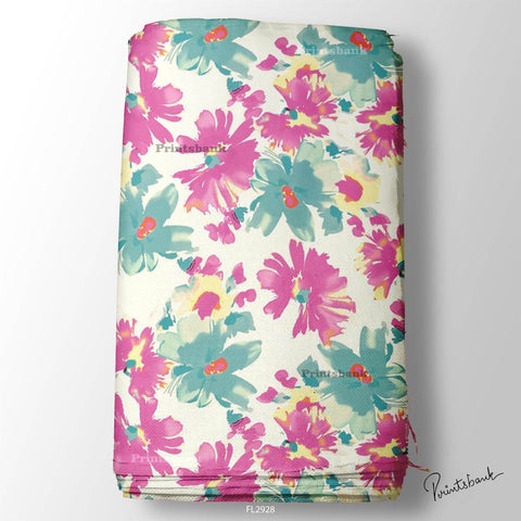 Floral Digital Printed Fabric Manufacture