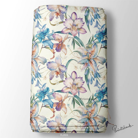 Floral Digital Printed Fabric Manufacture