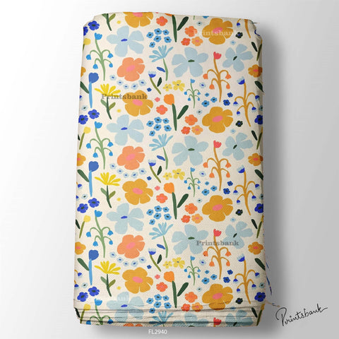 Floral Digital Printed Fabric Manufacture