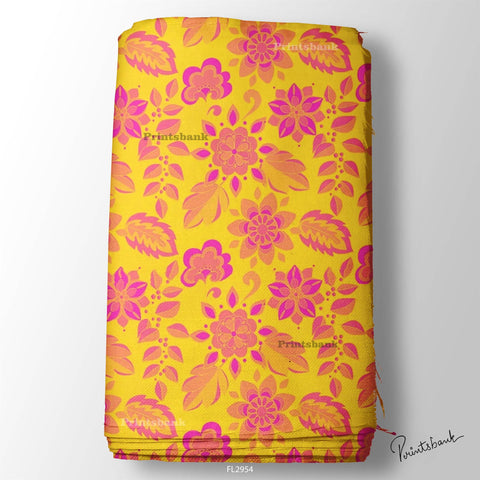 Floral Digital Printed Fabric Manufacture