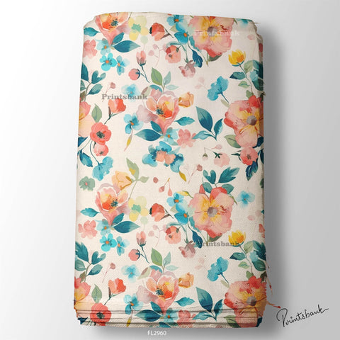 Floral Digital Printed Fabric Manufacture