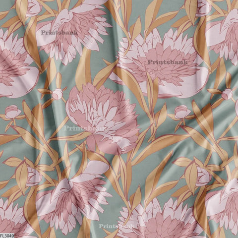 Wholesale Floral Printed Fabric in Surat
