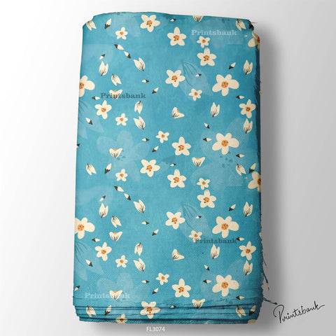 Wholesale Floral Printed Fabric in Surat