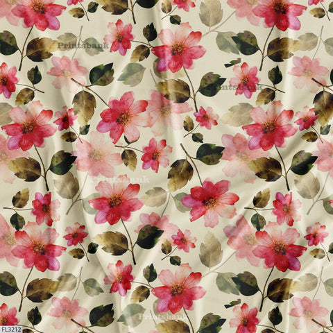 Wholesale Floral Printed Fabric in Surat
