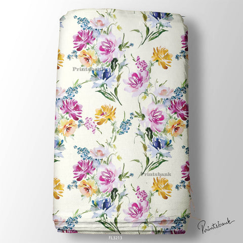 Wholesale Floral Printed Fabric in Surat