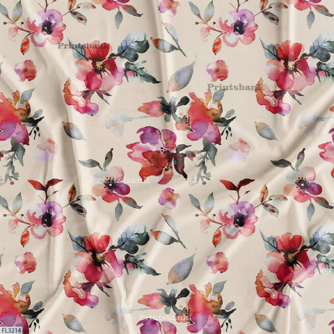 Wholesale Floral Printed Fabric in Surat