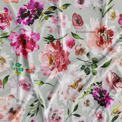 Wholesale Floral Printed Fabric in Surat