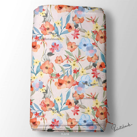 Wholesale Floral Printed Fabric in Surat