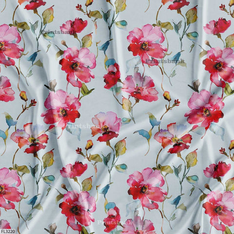 Floral Digital Printed Fabric Manufacturer