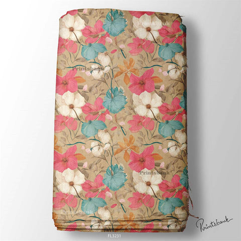 Floral Digital Printed Fabric Manufacturer