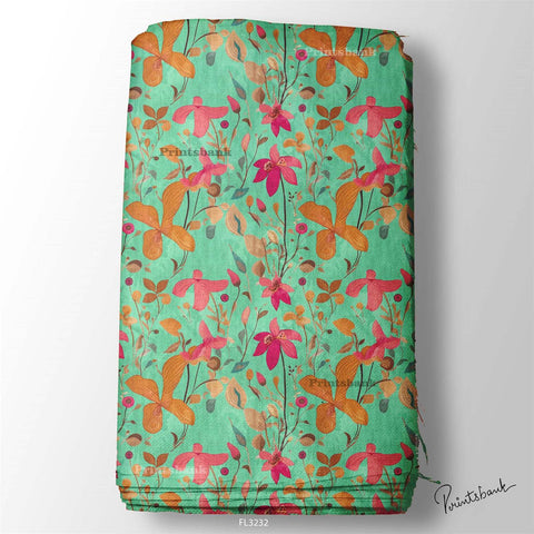 Floral Digital Printed Fabric Manufacturer