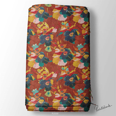 Floral Digital Printed Fabric Manufacturer