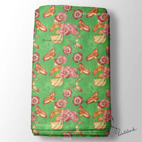 Floral Digital Printed Fabric Manufacturer