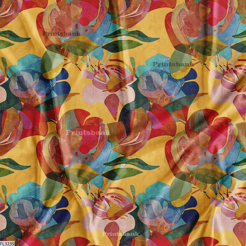 Floral Digital Printed Fabric Manufacturer