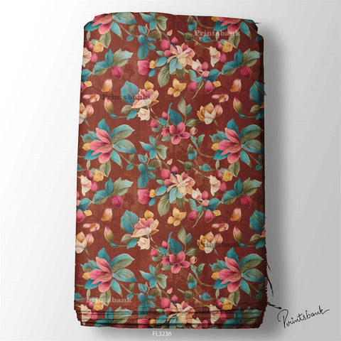 Floral Digital Printed Fabric Manufacturer