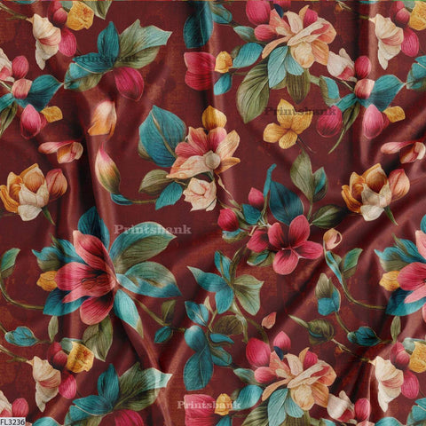 Floral Digital Printed Fabric Manufacturer