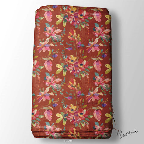 Wholesale Floral Printed Fabric in Surat