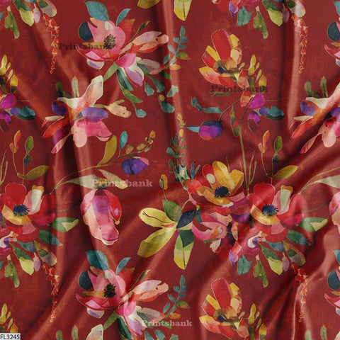 Wholesale Floral Printed Fabric in Surat