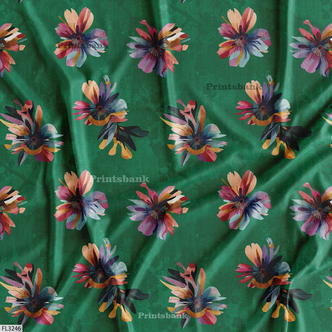 Wholesale Floral Printed Fabric in Surat