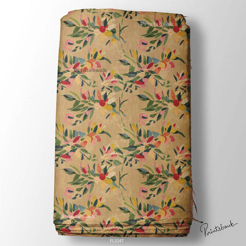 Wholesale Floral Printed Fabric in Surat