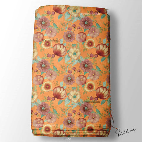 Wholesale Floral Printed Fabric in Surat