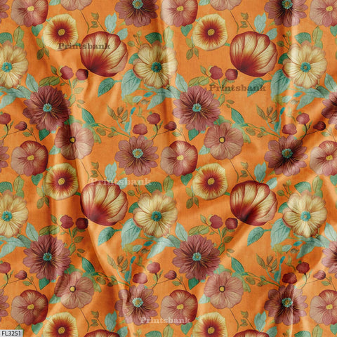 Wholesale Floral Printed Fabric in Surat