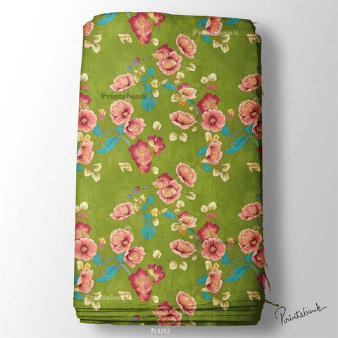 Wholesale Floral Printed Fabric in Surat