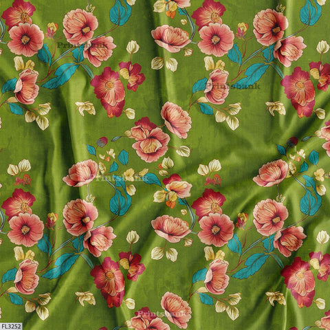 Wholesale Floral Printed Fabric in Surat