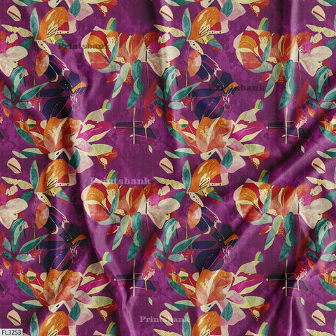 Wholesale Floral Printed Fabric in Surat