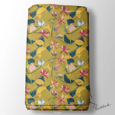 Wholesale Floral Printed Fabric in Surat