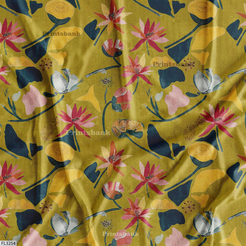 Wholesale Floral Printed Fabric in Surat