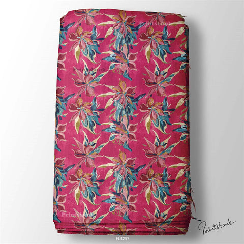 Wholesale Floral Printed Fabric in Surat