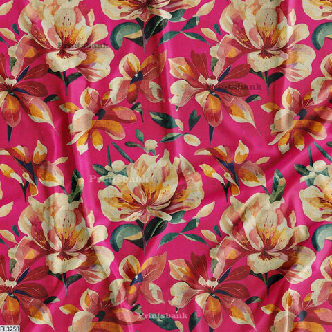 Wholesale Floral Printed Fabric in Surat
