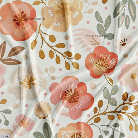 Floral Digital Printed Fabric Manufacturer