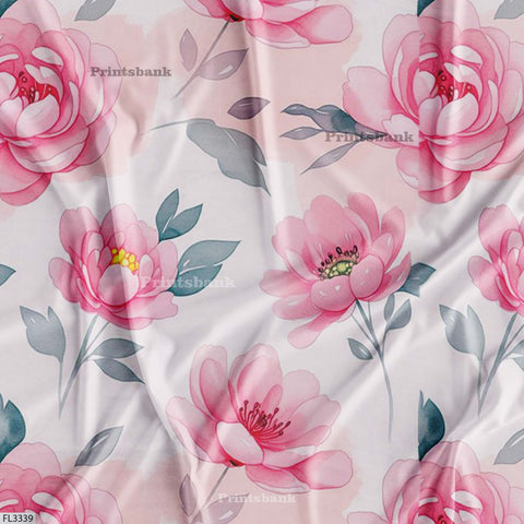 Floral Digital Printed Fabric Manufacturer