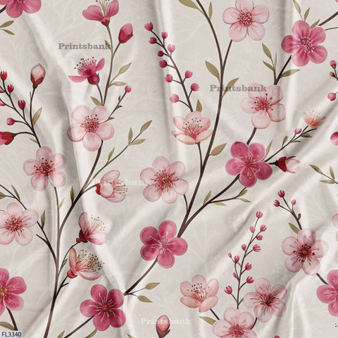 Floral Digital Printed Fabric Manufacturer