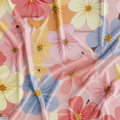 Floral Digital Printed Fabric Manufacturer