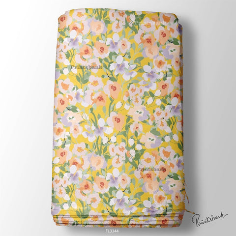 Floral Digital Printed Fabric Manufacturer