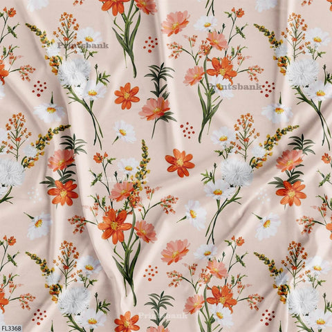 Floral Digital Printed Fabric Supplier