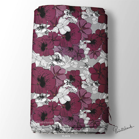 Floral Digital Printed Fabric Supplier